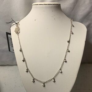 All Saints Sterling Silver Necklace with Sterling silver Delicate Charms